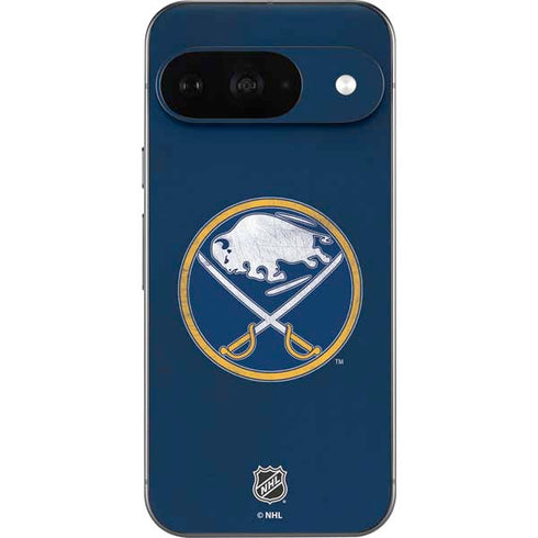 NHL Buffalo Sabres Distressed Google Pixel 9 Skin